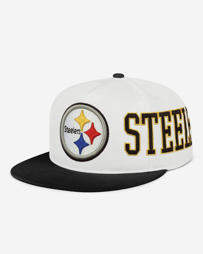 Pittsburgh Steelers Strong Side Wrap Marquee RF Cap FOCO - FOCO.com