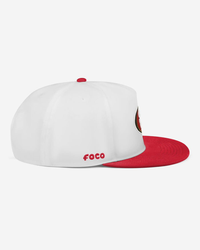 San Francisco 49ers Strong Side Wrap Marquee RF Cap FOCO - FOCO.com