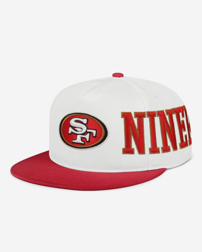 San Francisco 49ers Strong Side Wrap Marquee RF Cap FOCO - FOCO.com