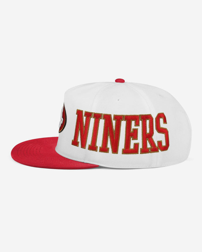 San Francisco 49ers Strong Side Wrap Marquee RF Cap FOCO - FOCO.com