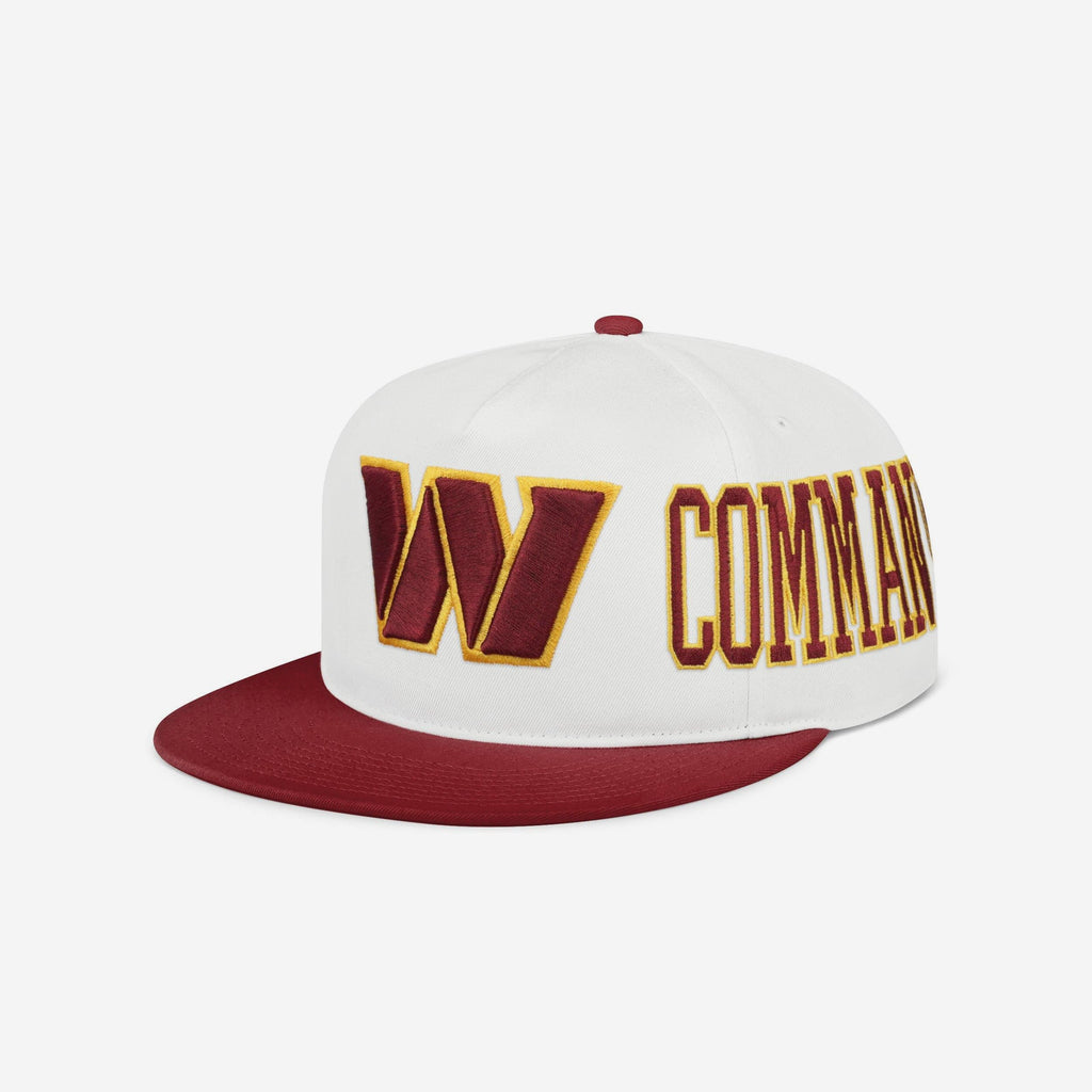 Washington Commanders Strong Side Wrap Marquee RF Cap FOCO - FOCO.com