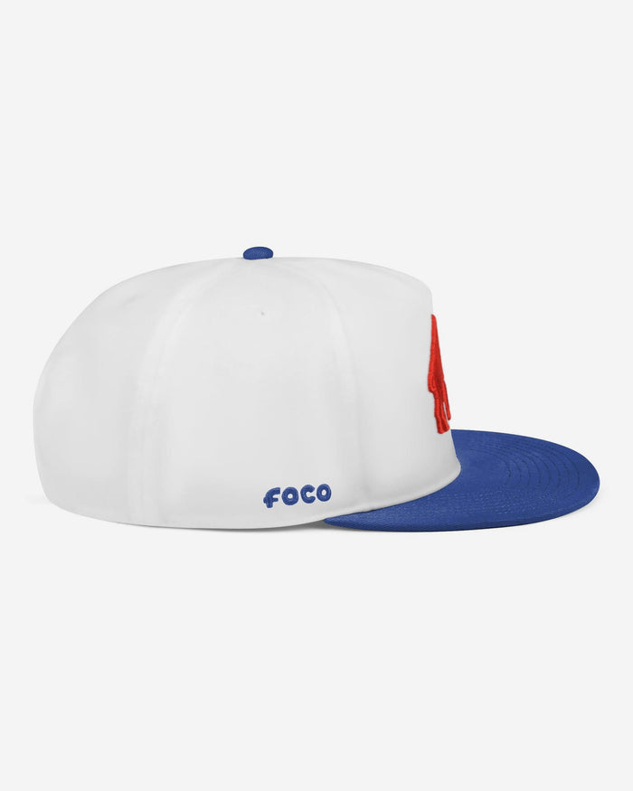 Buffalo Bills Retro Strong Side Wrap Marquee RF Cap FOCO - FOCO.com