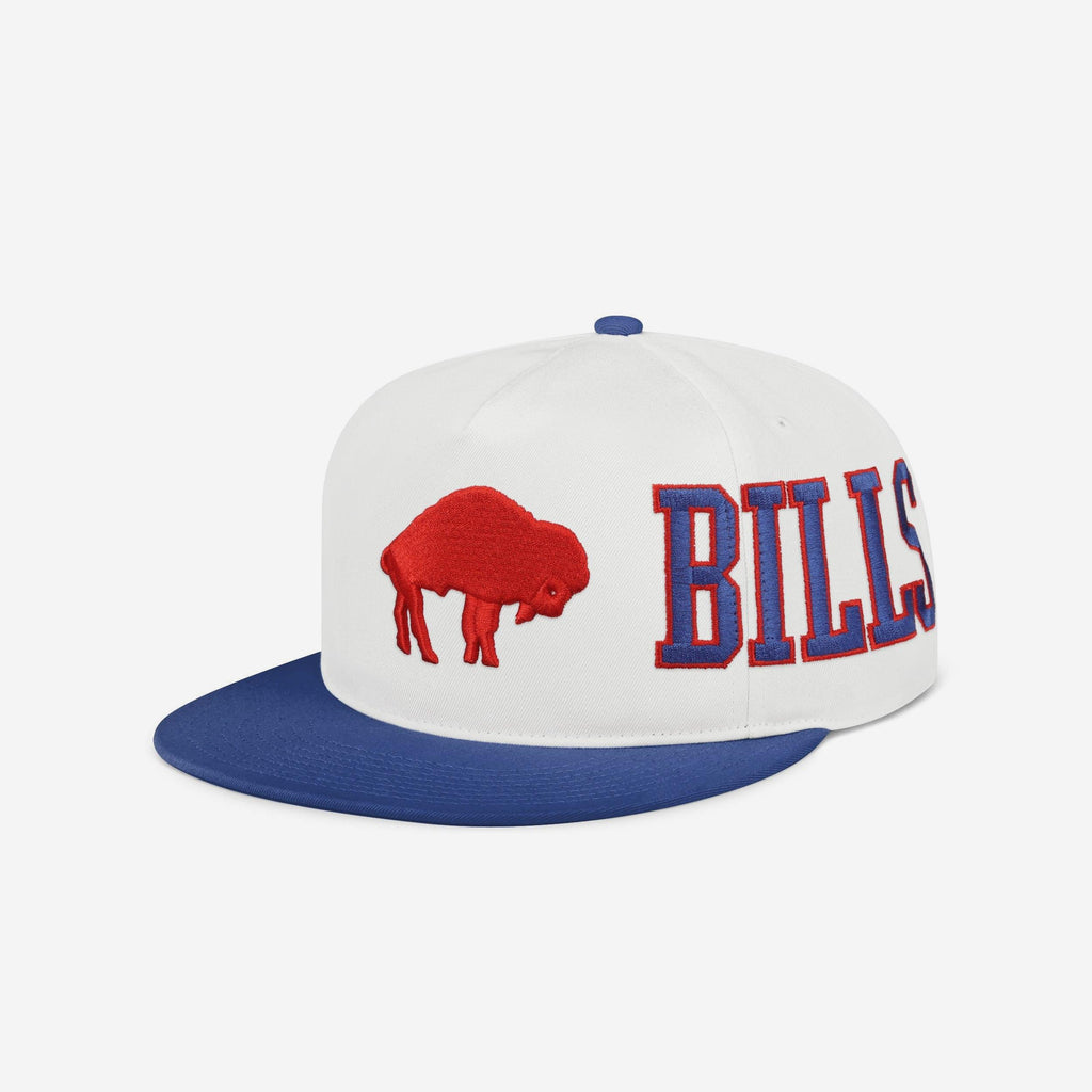 Buffalo Bills Retro Strong Side Wrap Marquee RF Cap FOCO - FOCO.com