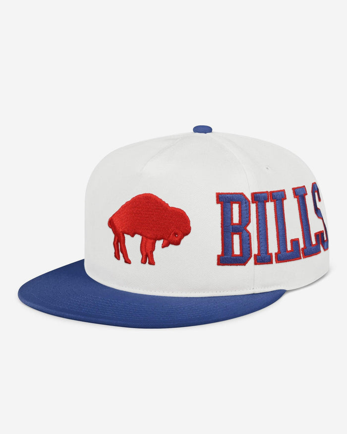 Buffalo Bills Retro Strong Side Wrap Marquee RF Cap FOCO - FOCO.com