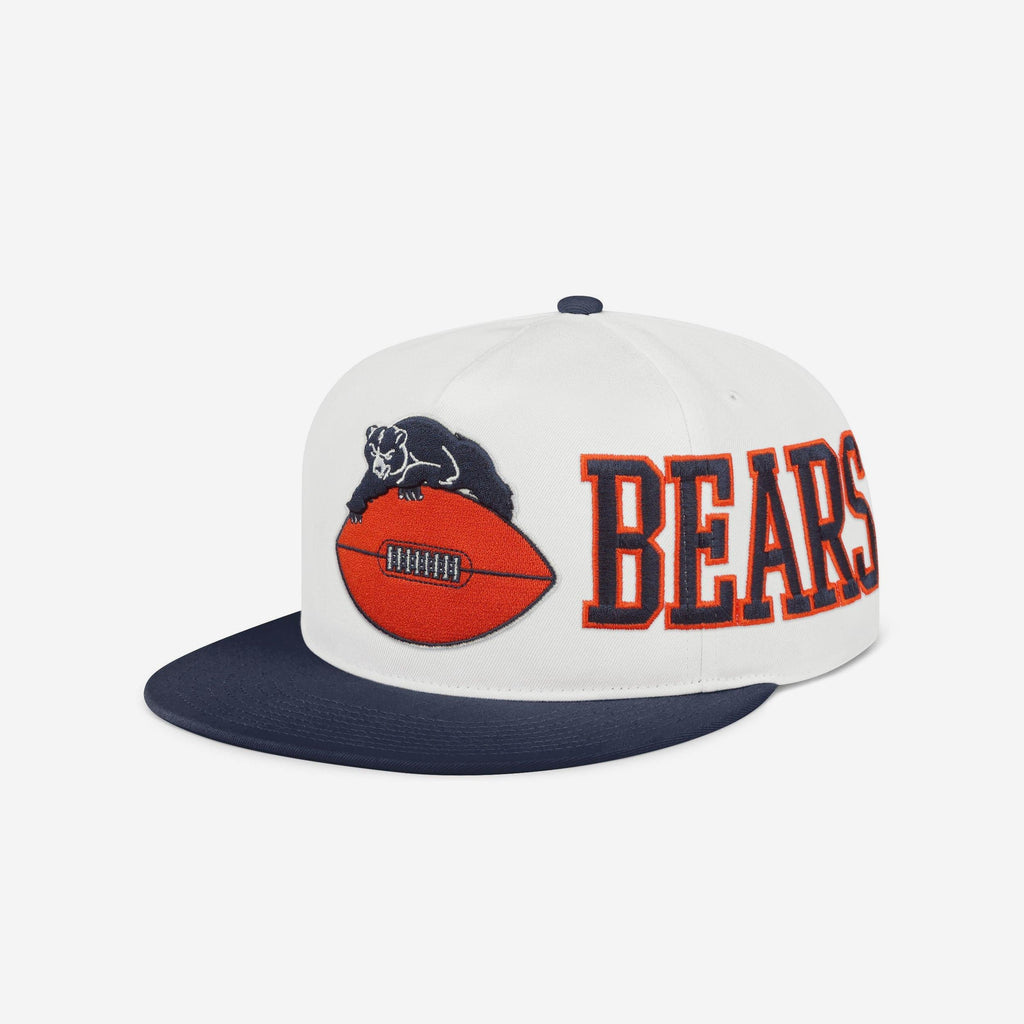 Chicago Bears Retro Strong Side Wrap Marquee RF Cap FOCO - FOCO.com