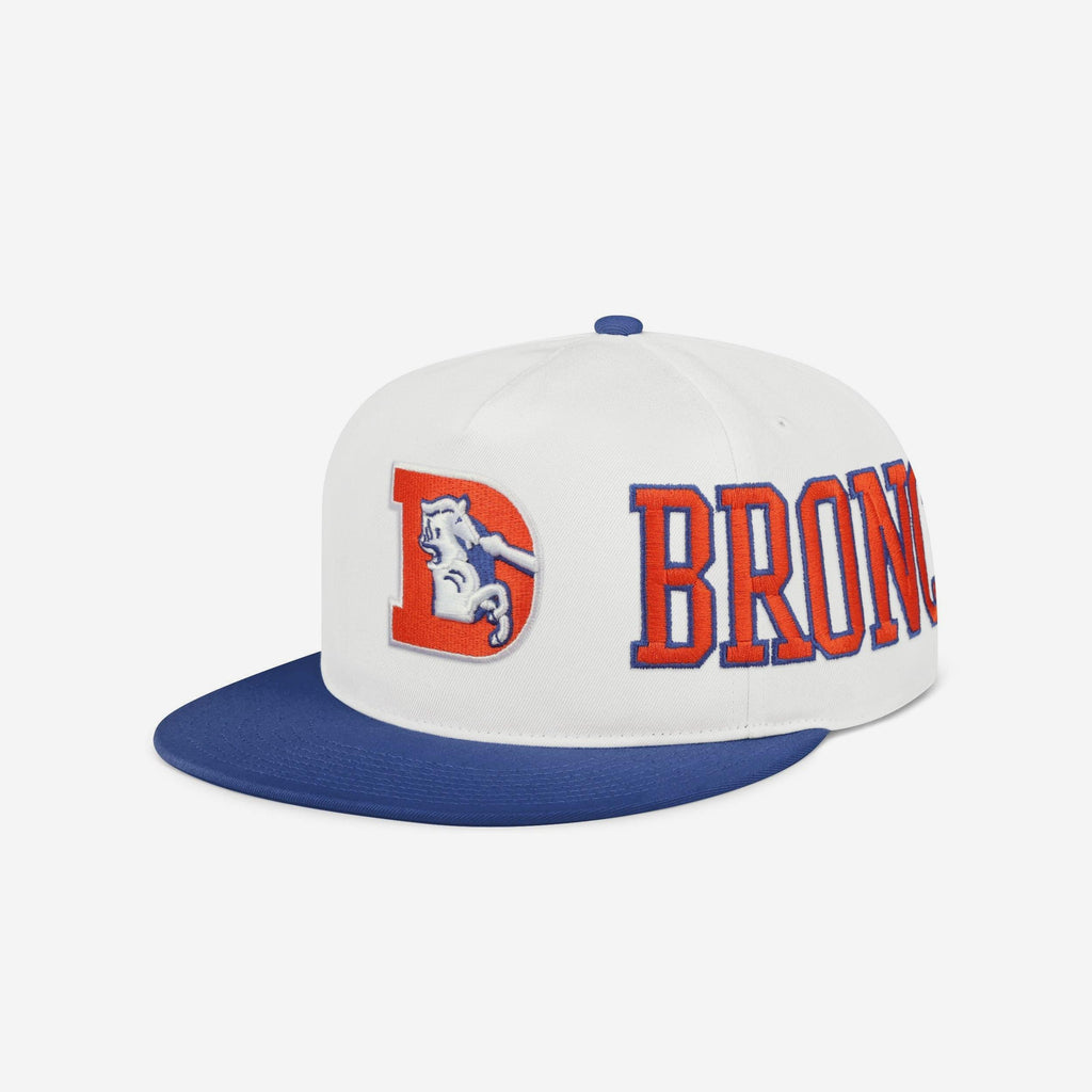 Denver Broncos Retro Strong Side Wrap Marquee RF Cap FOCO - FOCO.com