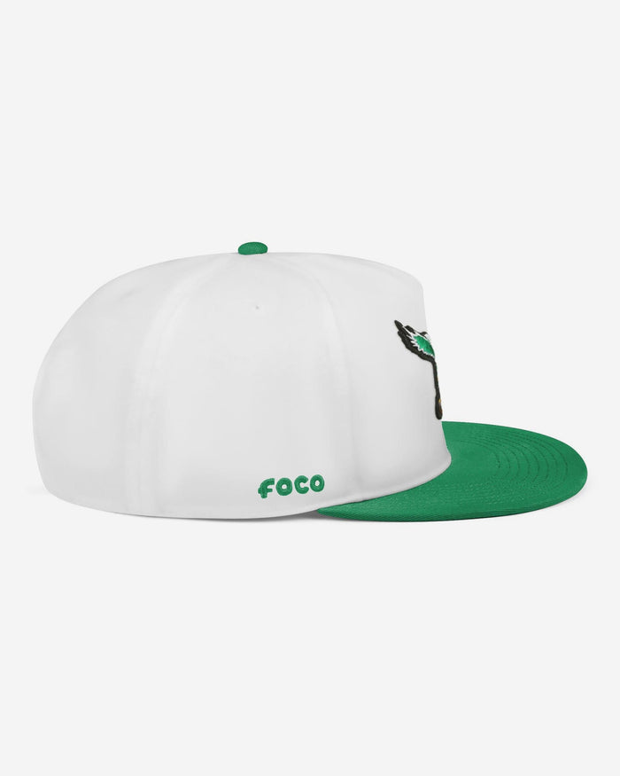 Philadelphia Eagles Kelly Green Strong Side Wrap Marquee RF Cap FOCO - FOCO.com