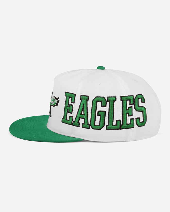 Philadelphia Eagles Kelly Green Strong Side Wrap Marquee RF Cap FOCO - FOCO.com