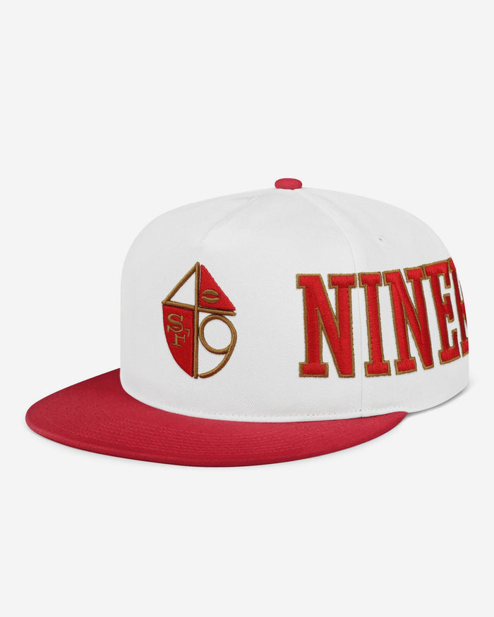 San Francisco 49ers Retro Strong Side Wrap Primetime RF Cap FOCO - FOCO.com