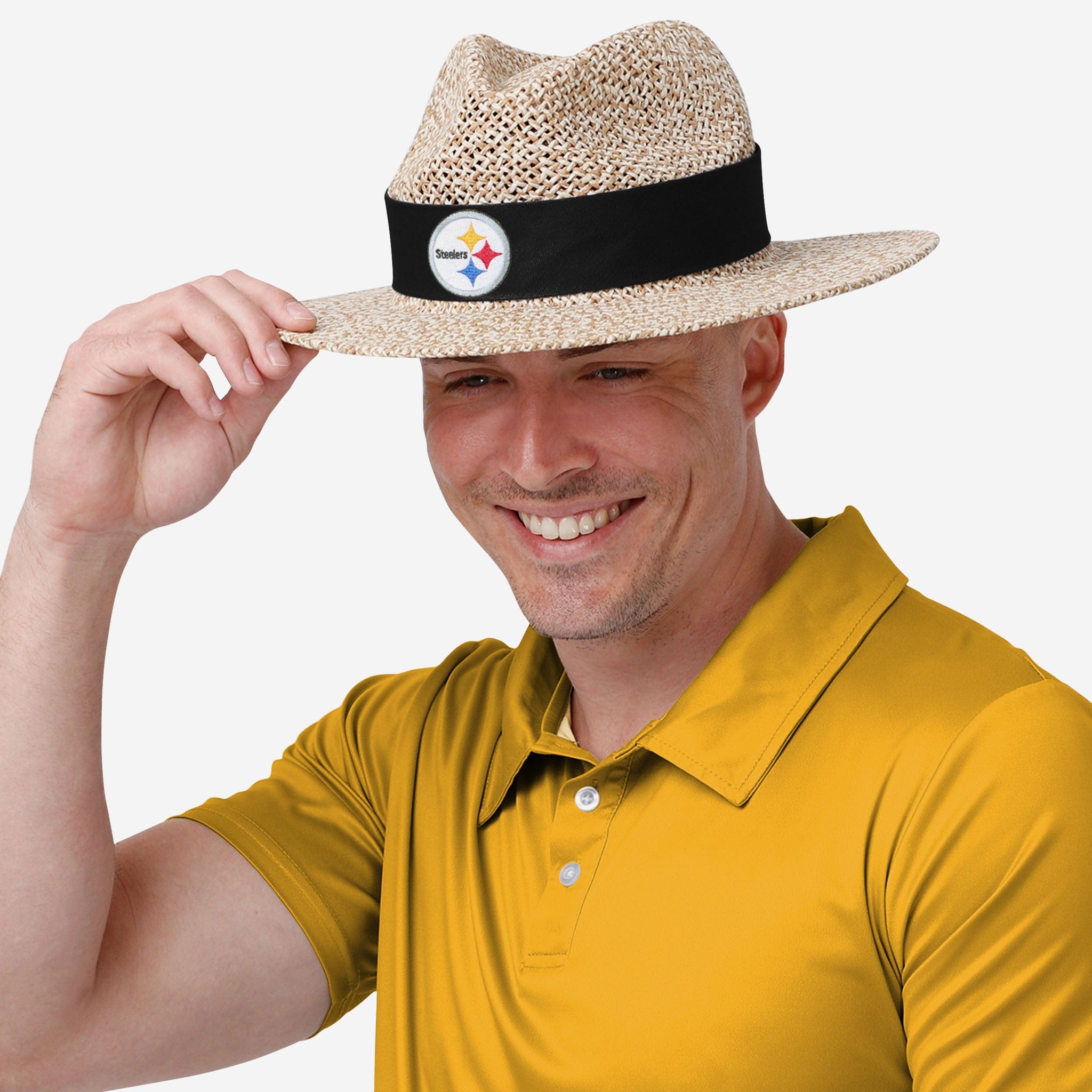 pittsburgh steelers straw hat