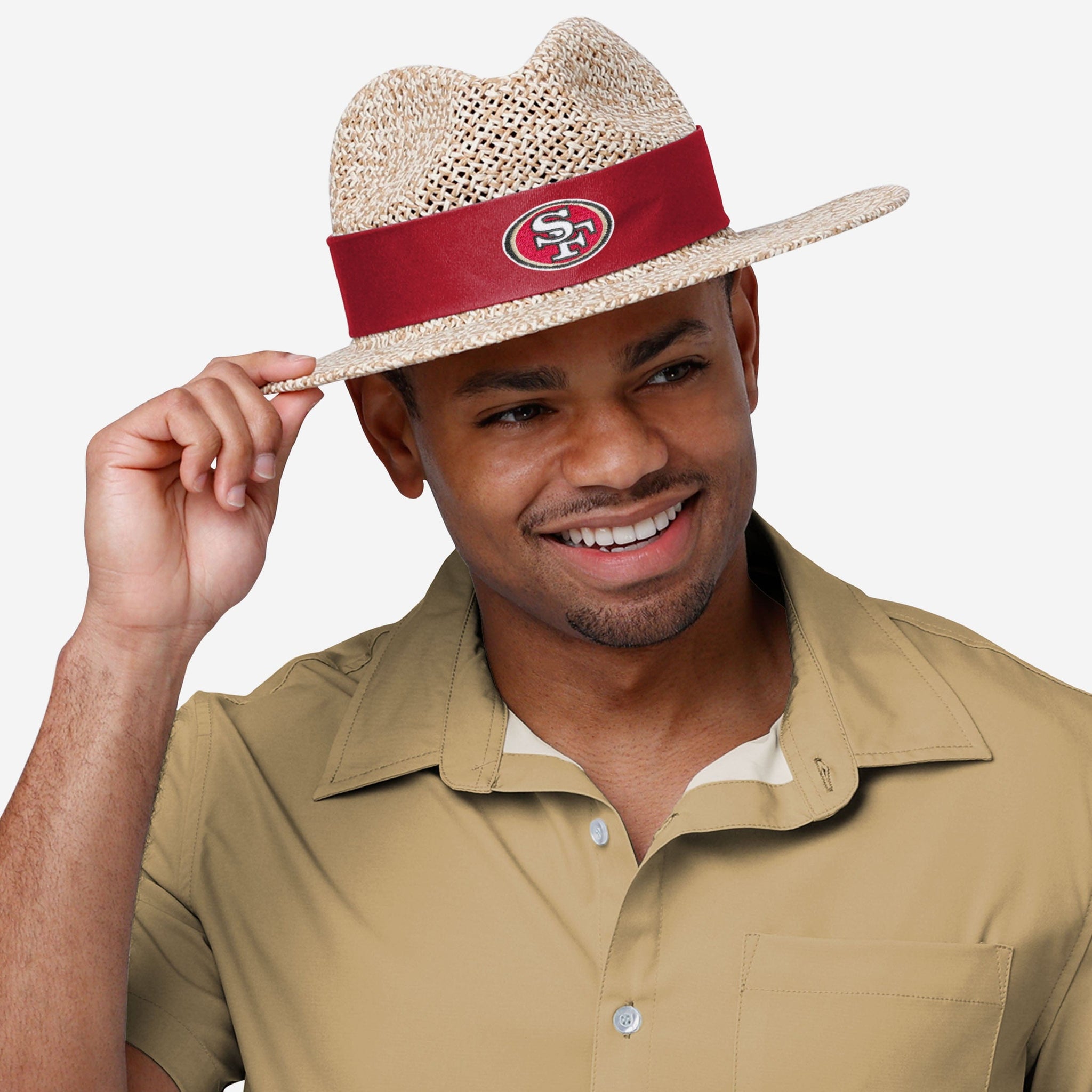 San Francisco 49ers Band Straw Hat FOCO