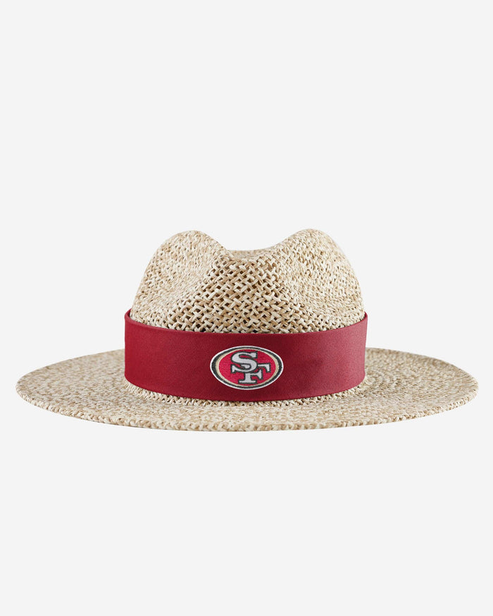 San Francisco 49ers Band Straw Hat FOCO - FOCO.com