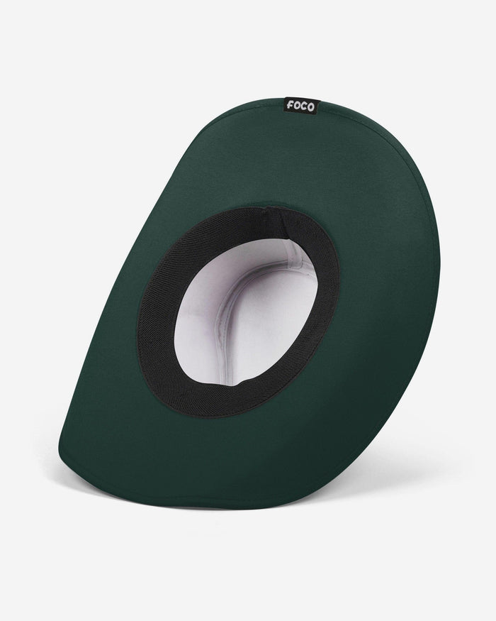 Green Bay Packers Team Color Rhinestone Logo Cowboy Hat FOCO - FOCO.com