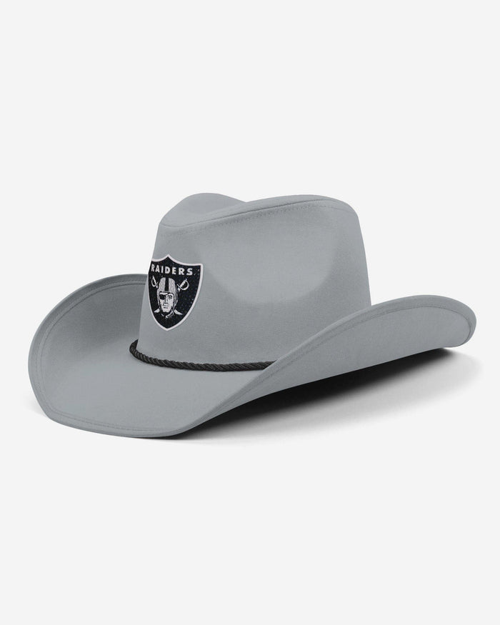 Las Vegas Raiders Team Color Rhinestone Logo Cowboy Hat FOCO - FOCO.com