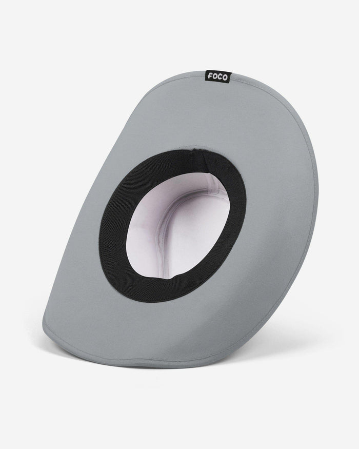 Las Vegas Raiders Team Color Rhinestone Logo Cowboy Hat FOCO - FOCO.com