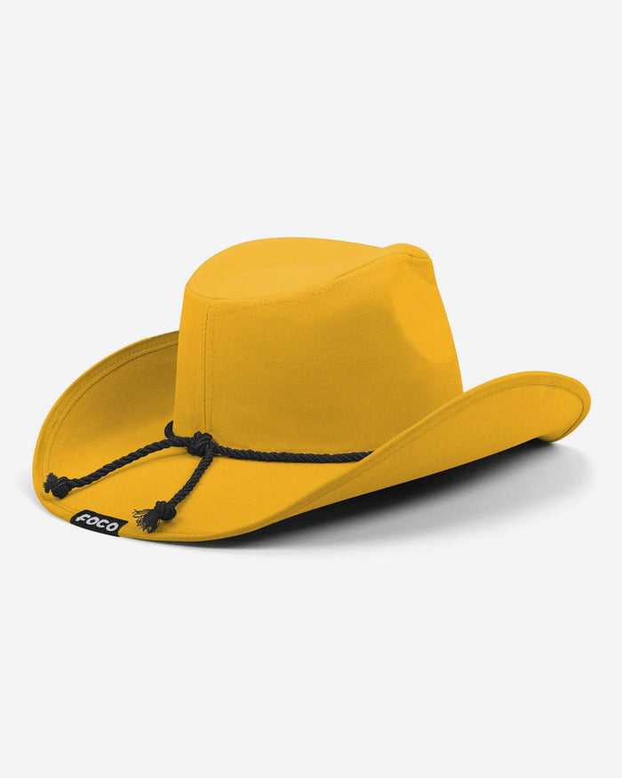 Pittsburgh Steelers Team Color Rhinestone Logo Cowboy Hat FOCO - FOCO.com