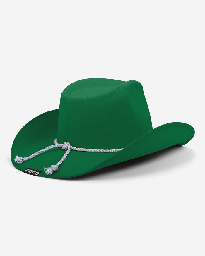 Philadelphia Eagles Kelly Green Team Color Rhinestone Logo Cowboy Hat FOCO - FOCO.com