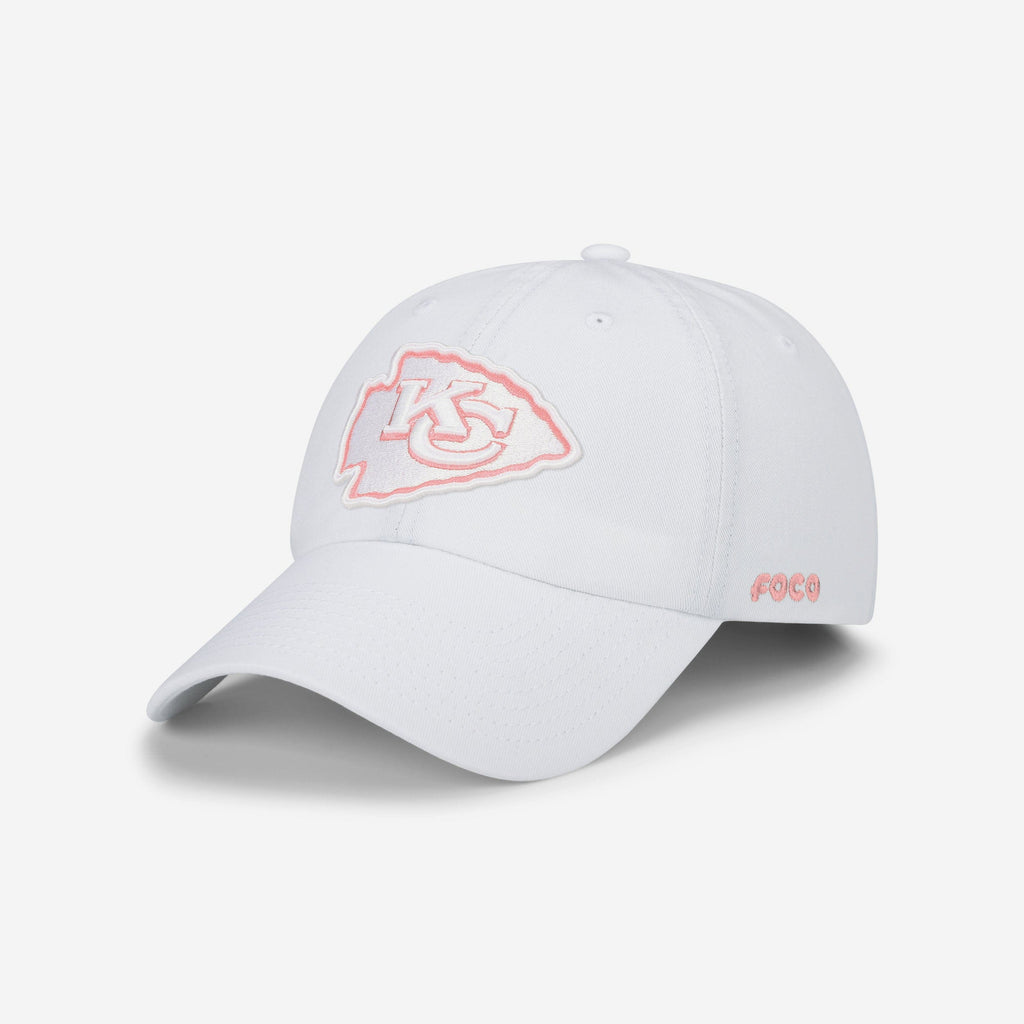 Kansas City Chiefs White Casual Cap FOCO - FOCO.com