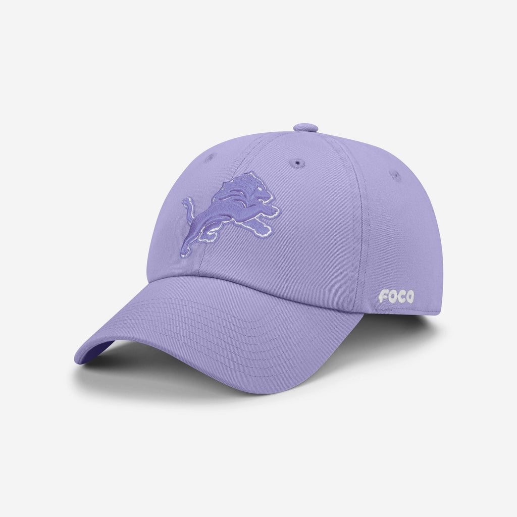 Detroit Lions Lavender Casual Cap FOCO - FOCO.com