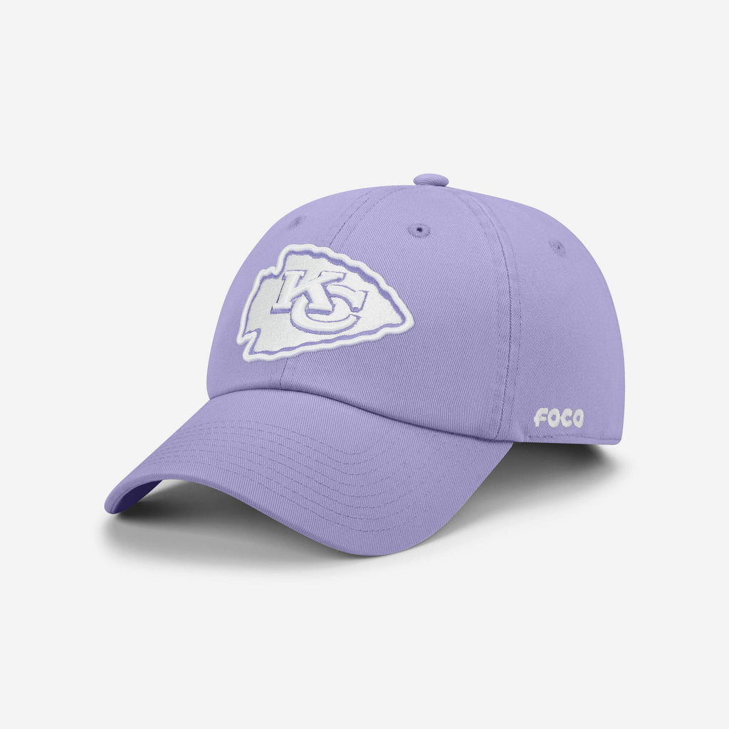 Kansas City Chiefs Lavender Casual Cap FOCO - FOCO.com