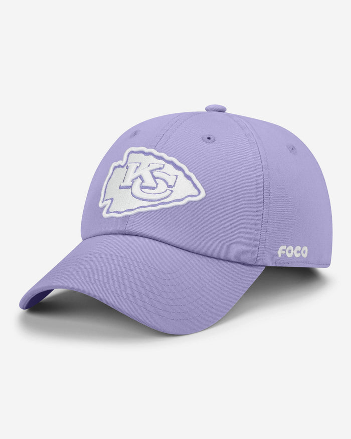 Kansas City Chiefs Lavender Casual Cap FOCO - FOCO.com