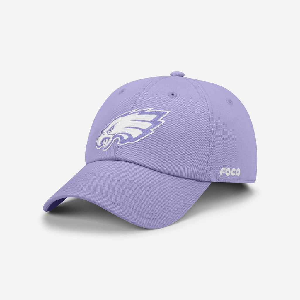 Philadelphia Eagles Lavender Casual Cap FOCO - FOCO.com