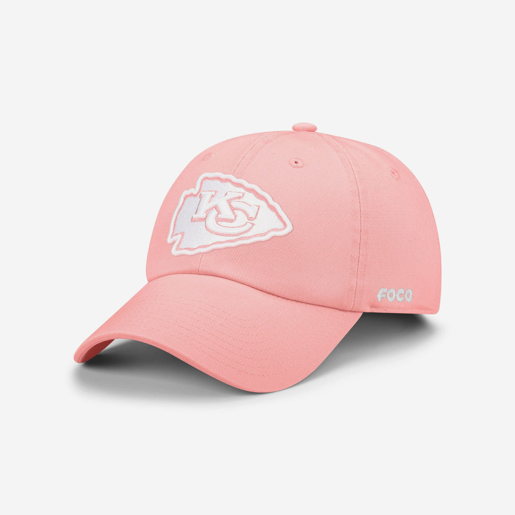 Kansas City Chiefs Pink Casual Cap FOCO - FOCO.com