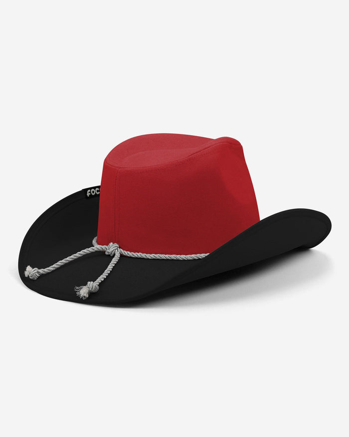 Arizona Cardinals Two Tone Cowboy Hat FOCO - FOCO.com