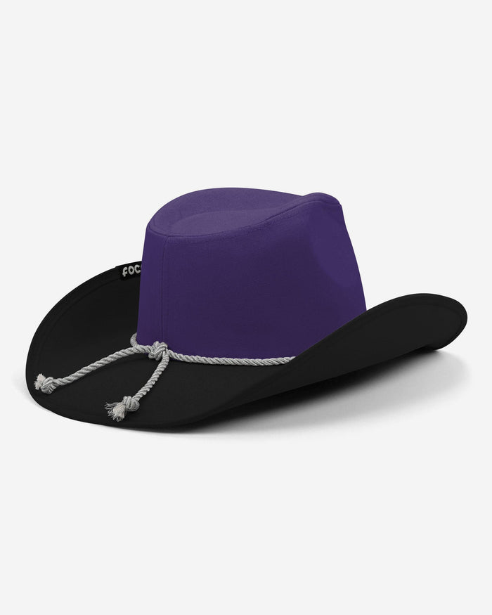 Baltimore Ravens Two Tone Cowboy Hat FOCO - FOCO.com