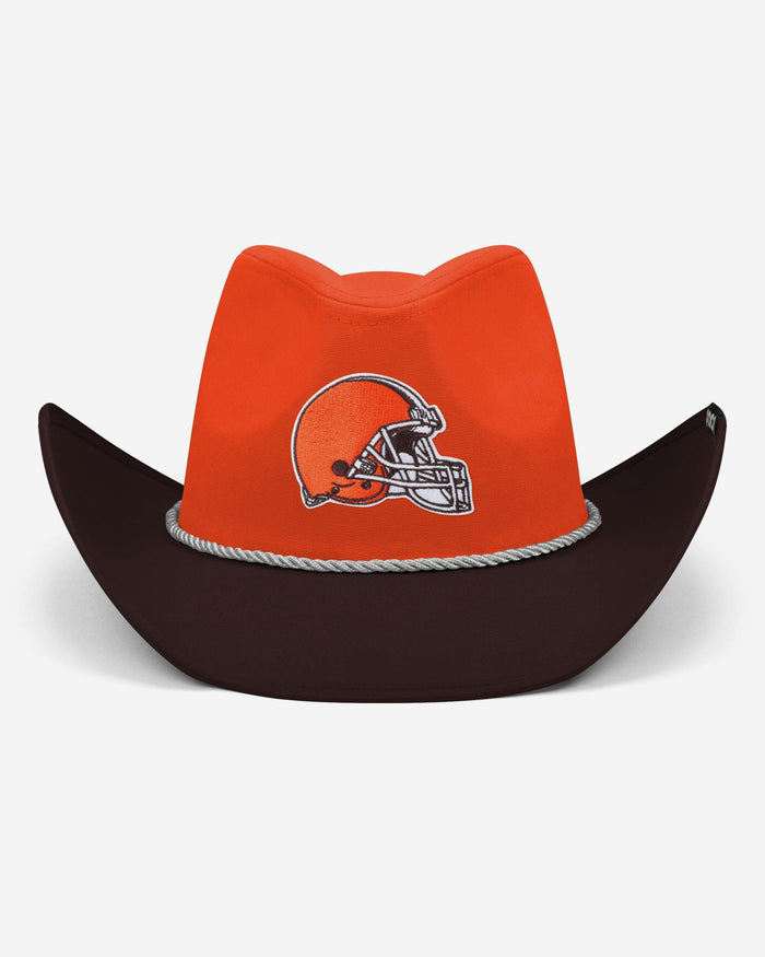 Cleveland Browns Two Tone Cowboy Hat FOCO - FOCO.com