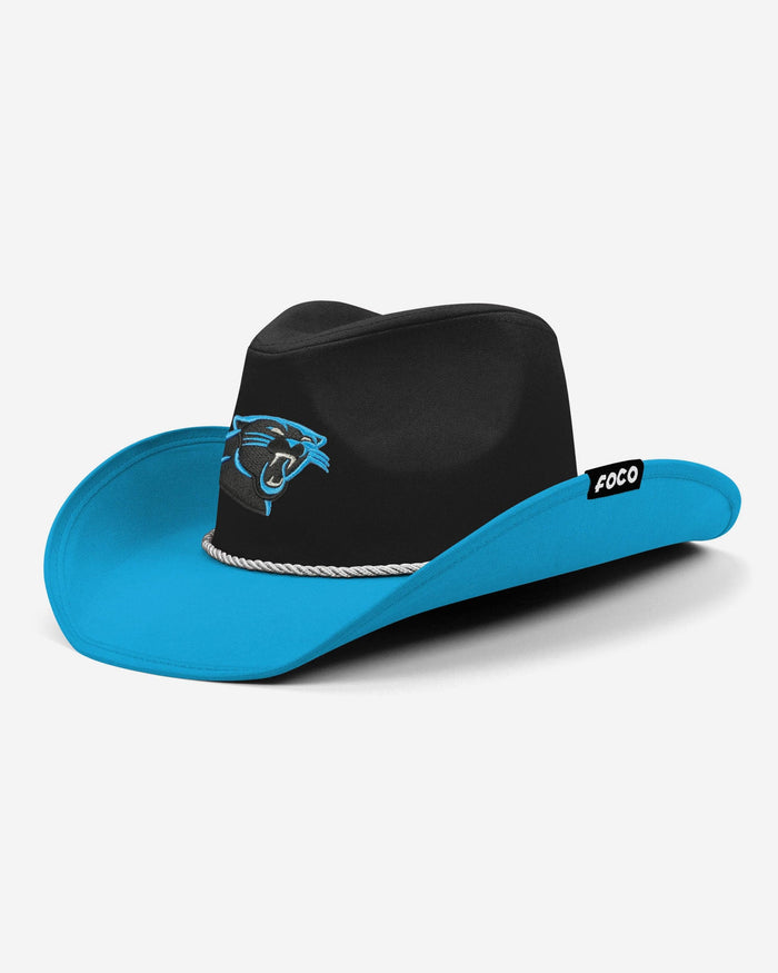 Carolina Panthers Two Tone Cowboy Hat FOCO - FOCO.com