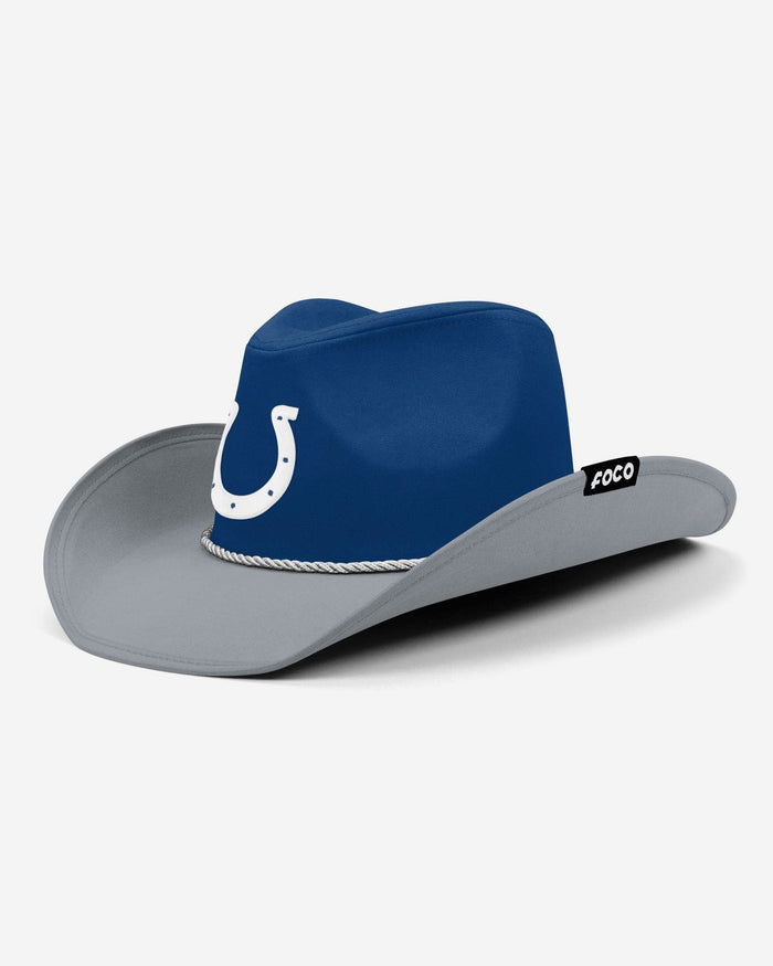 Indianapolis Colts Two Tone Cowboy Hat FOCO - FOCO.com