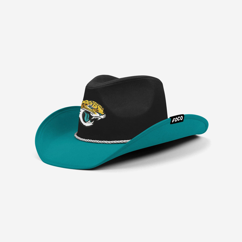 Jacksonville Jaguars Two Tone Cowboy Hat FOCO - FOCO.com