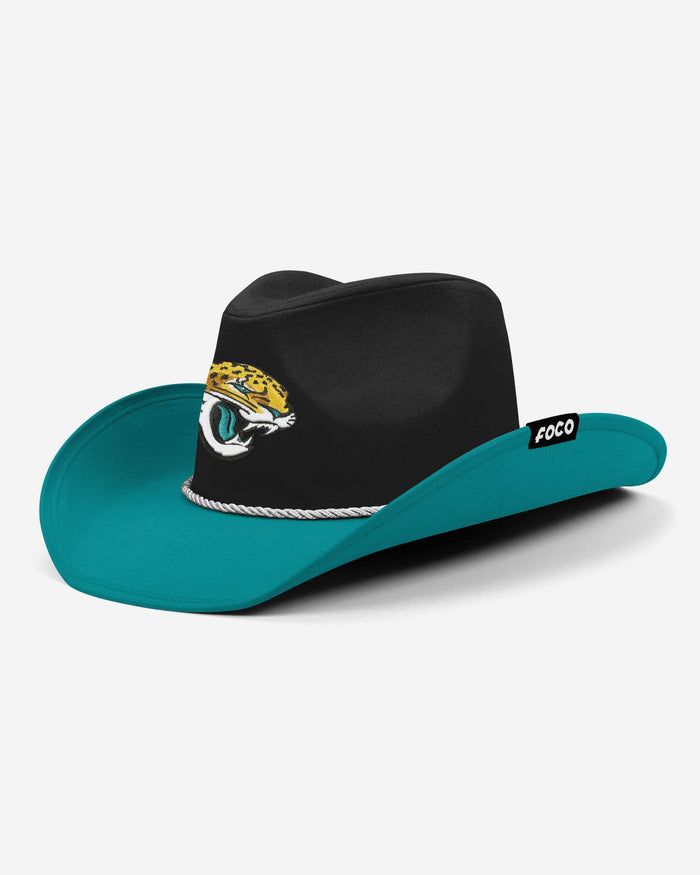 Jacksonville Jaguars Two Tone Cowboy Hat FOCO - FOCO.com