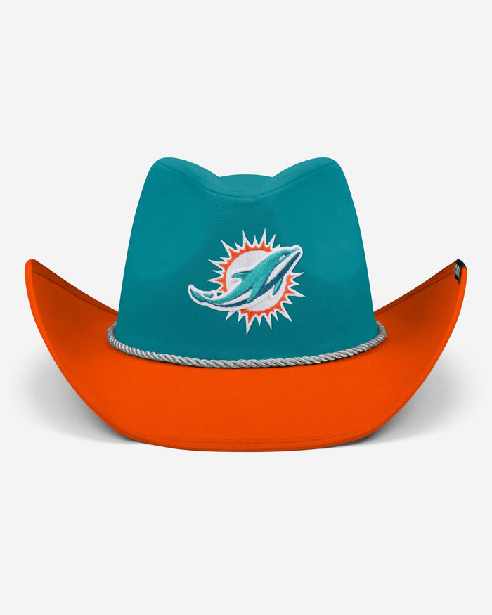 Miami Dolphins Two Tone Cowboy Hat FOCO - FOCO.com