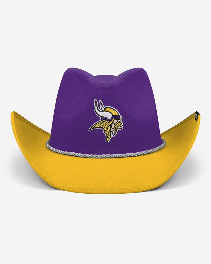 Minnesota Vikings Two Tone Cowboy Hat FOCO - FOCO.com