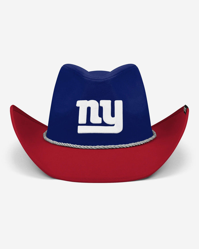New York Giants Two Tone Cowboy Hat FOCO - FOCO.com