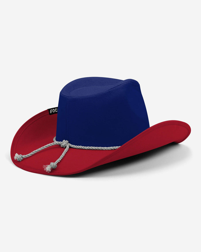 New York Giants Two Tone Cowboy Hat FOCO - FOCO.com