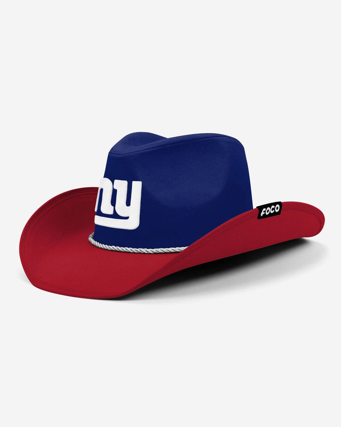New York Giants Two Tone Cowboy Hat FOCO - FOCO.com