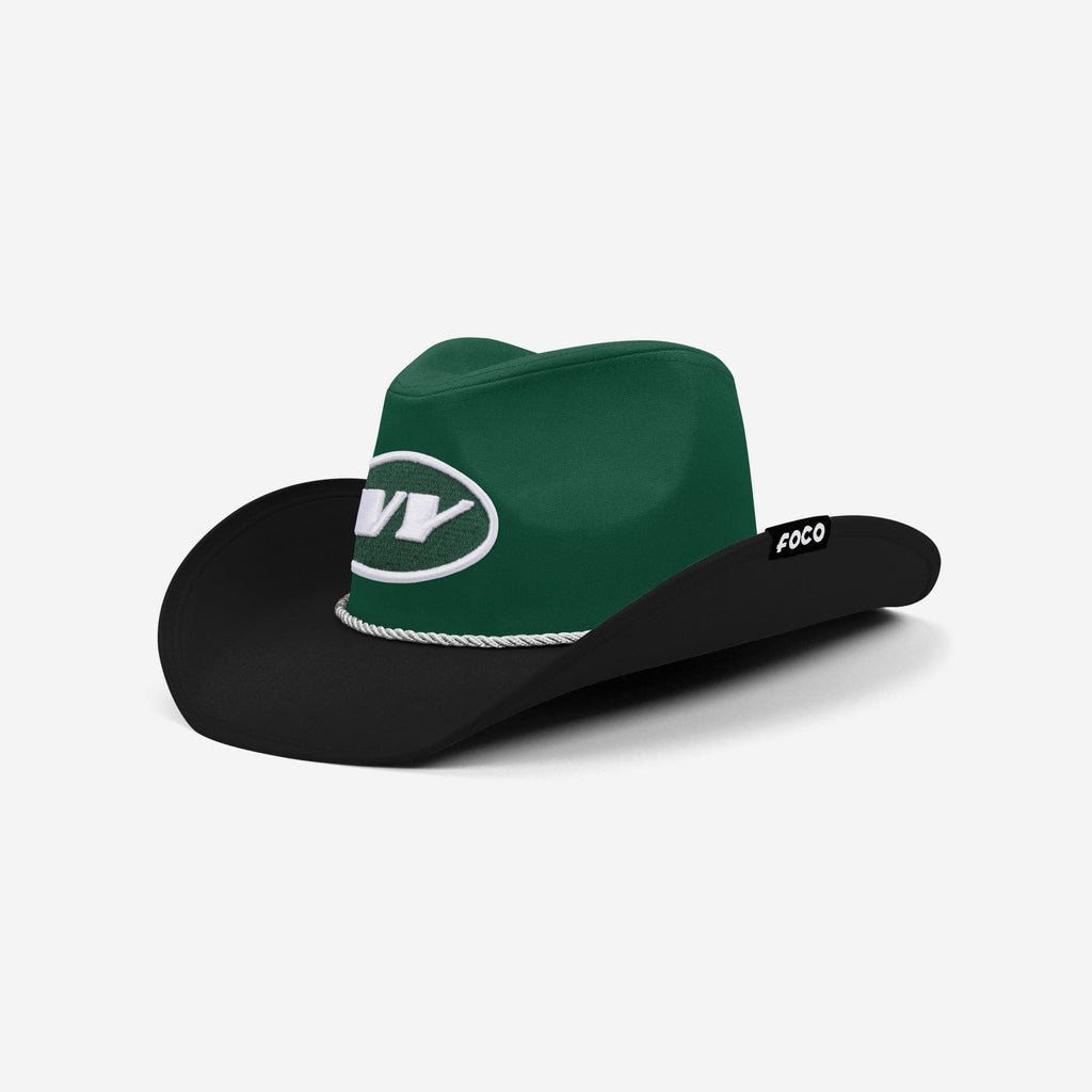 New York Jets Two Tone Cowboy Hat FOCO - FOCO.com