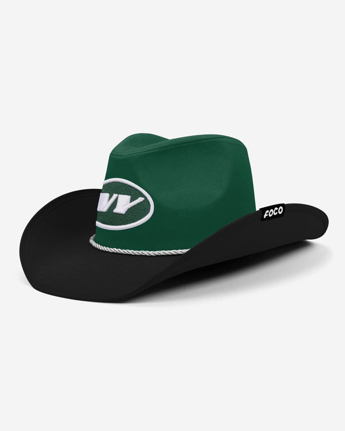 New York Jets Two Tone Cowboy Hat FOCO - FOCO.com