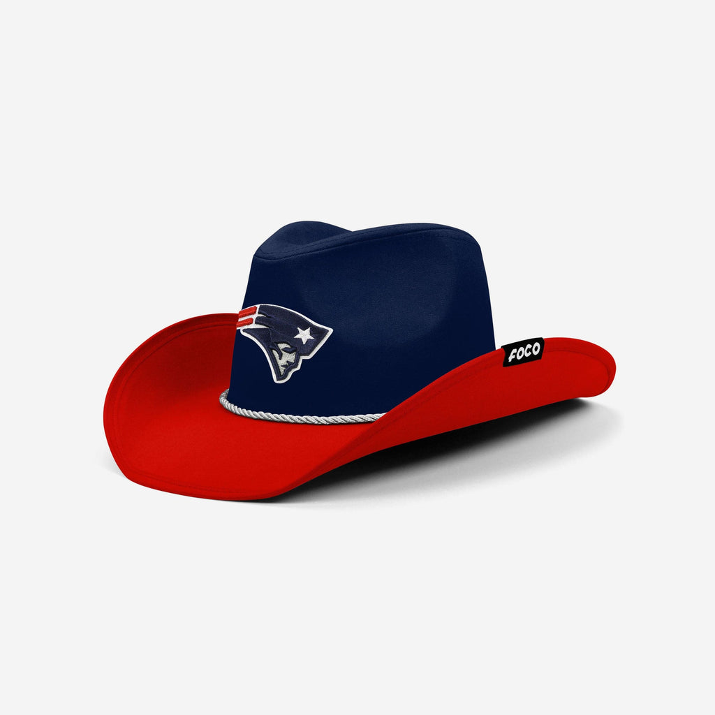 New England Patriots Two Tone Cowboy Hat FOCO - FOCO.com