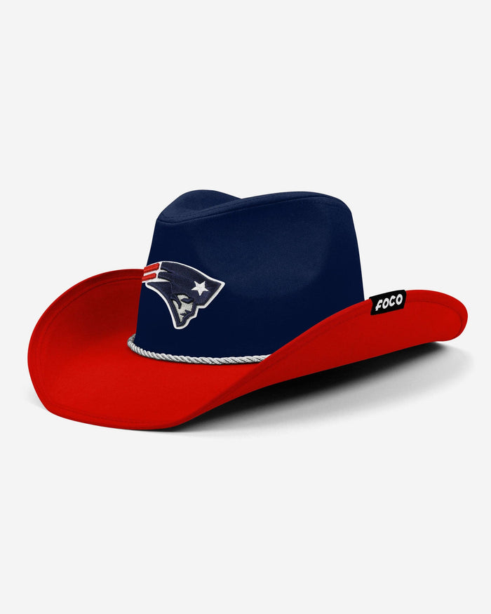 New England Patriots Two Tone Cowboy Hat FOCO - FOCO.com