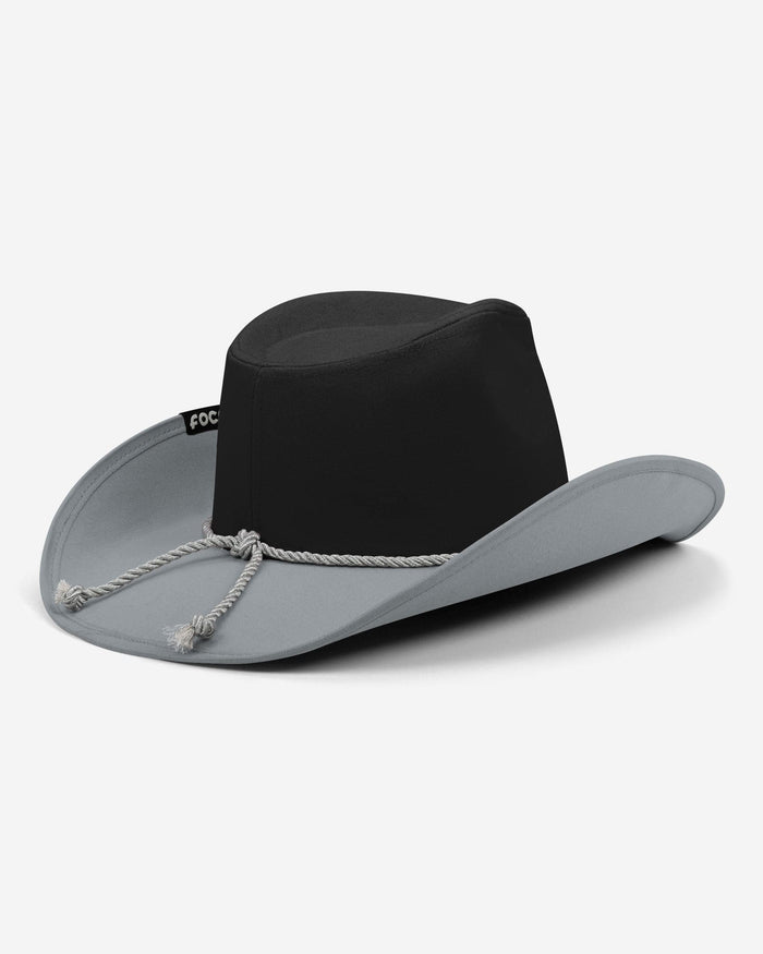 Las Vegas Raiders Two Tone Cowboy Hat FOCO - FOCO.com