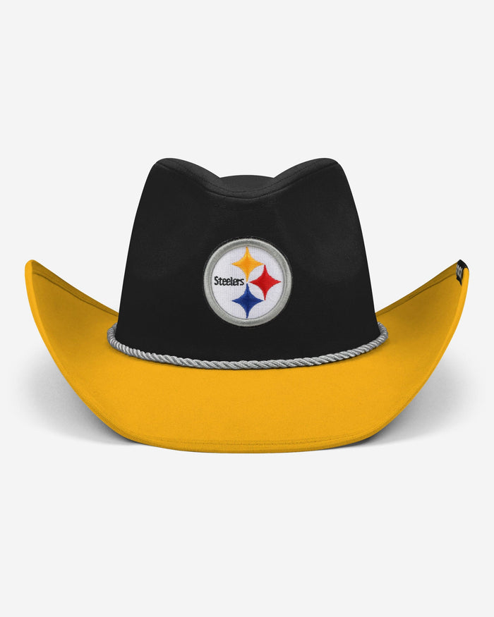Pittsburgh Steelers Two Tone Cowboy Hat FOCO - FOCO.com