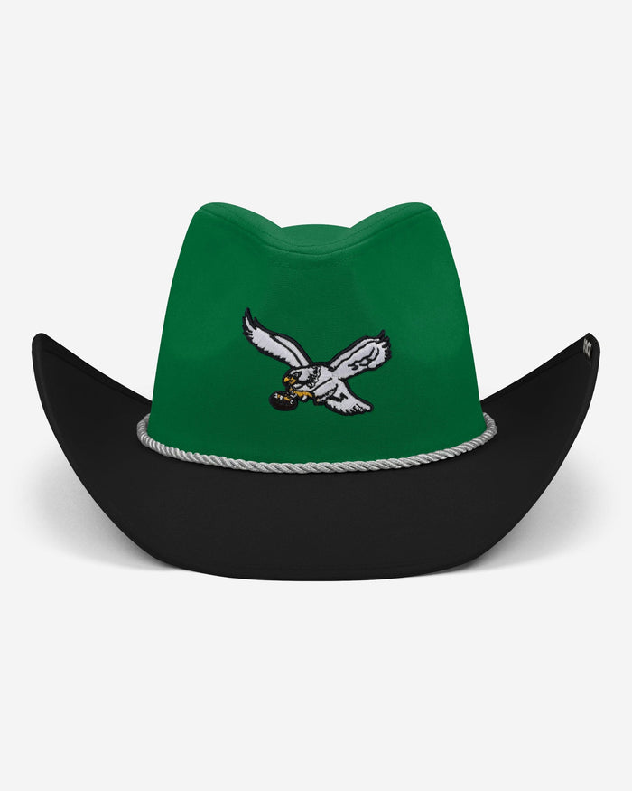 Philadelphia Eagles Kelly Green Two Tone Cowboy Hat FOCO - FOCO.com