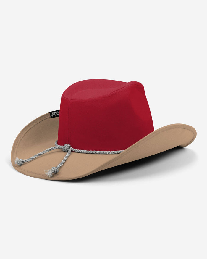 San Francisco 49ers Two Tone Cowboy Hat FOCO - FOCO.com