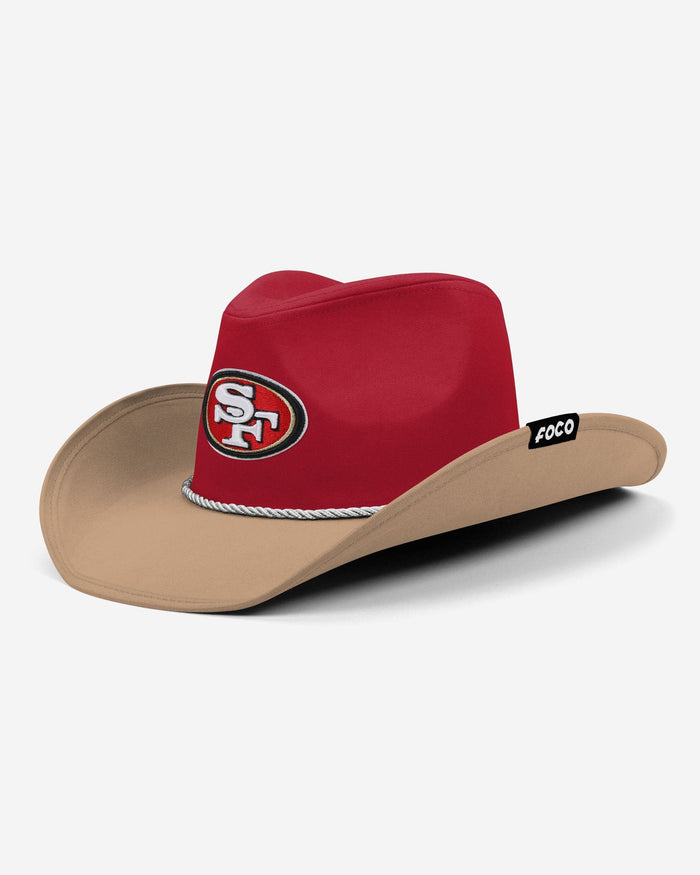 San Francisco 49ers Two Tone Cowboy Hat FOCO - FOCO.com