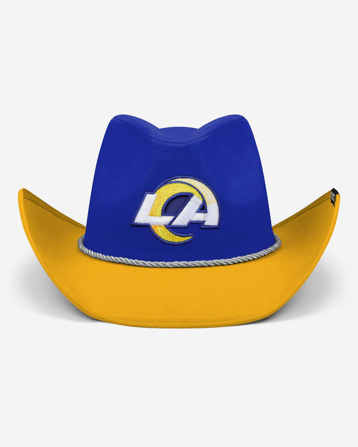 Los Angeles Rams Two Tone Cowboy Hat FOCO - FOCO.com