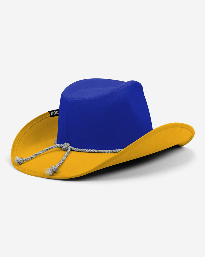 Los Angeles Rams Two Tone Cowboy Hat FOCO - FOCO.com